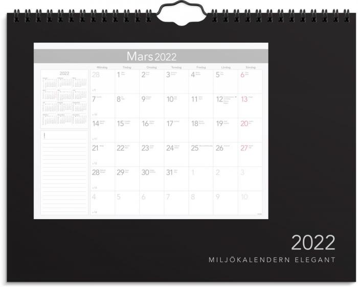 Miljokalendern elegant 2022