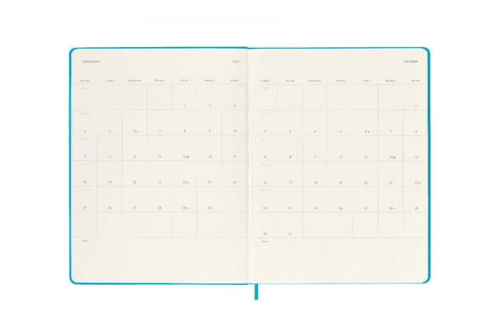 Moleskine Veckokalender XL Blå hard 22/23