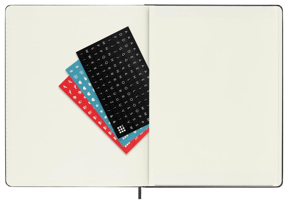 Moleskine Weekly Pro Vertical Svart hard XL 2023