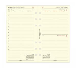 Filofax dagbok personal dag/sida 2022