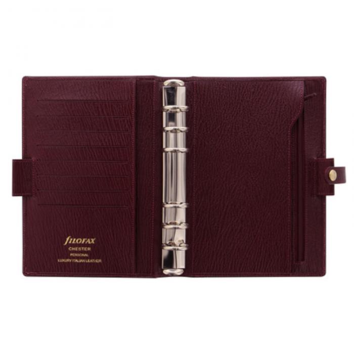 Filofax Chester Personal Slim röd