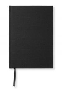 Olinjerad Blank Book A5 - 128 sidor Svart