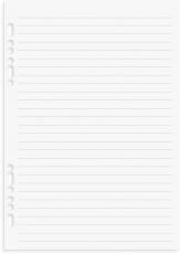 Linjerade blad A5 32st