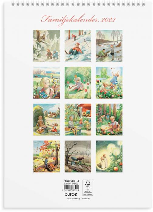 Familjekalender Kerstin Frykstrand 2022