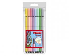 Stabilo 68 8-pack Pastell