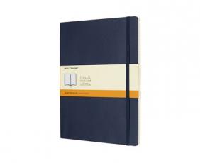 Moleskine Notebook X-large Soft Cover - Blå - Linjerad