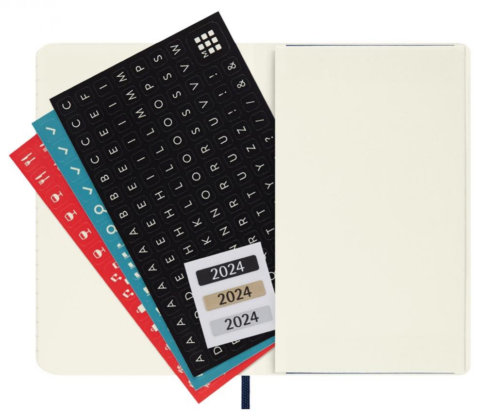 Moleskine Weekly Notebook Blue soft pocket 2024