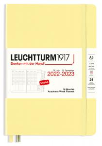 Kalender 2022-23 Leuchtturm1917 A5 vecka/uppslag Vanilla