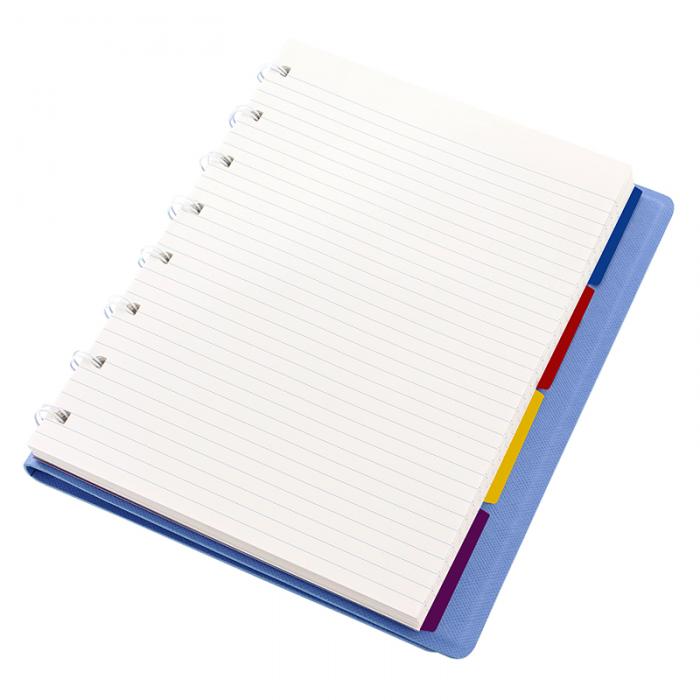 Filofax A5 Saffiano Notebook Vista Blue