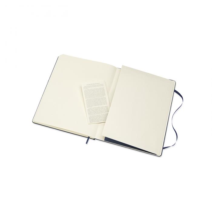 Moleskine Notebook X-large Hard Cover - Blå - olinjerad