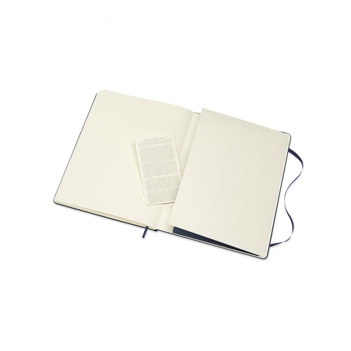 Moleskine Notebook X-large Hard Cover - Bl - olinjerad