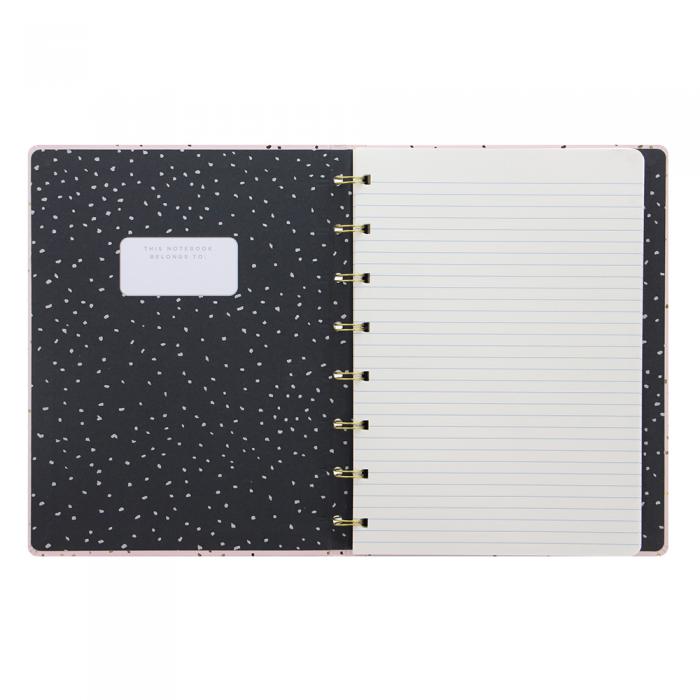 Filofax Notebook A5 Confetti Rose Quartz