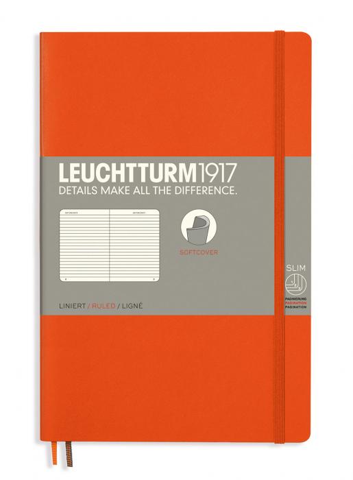 Leuchtturm Notebook ruled orange