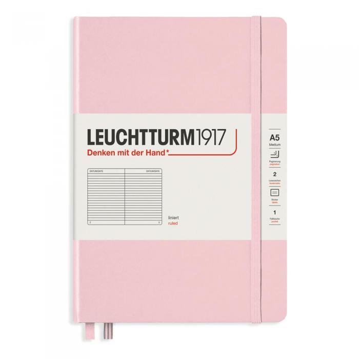 Leuchtturm Notebook A5 hard 249s Powder linjerad