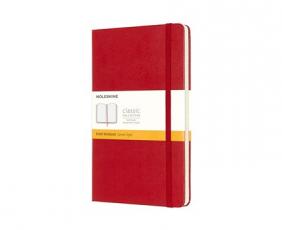 Moleskine Ruled Classic Notebook Large - Röd