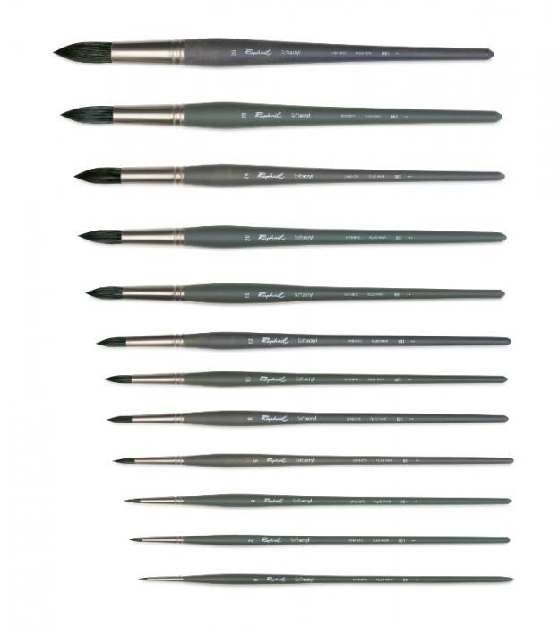 Syntetpensel Raphael softacryl rund st. 24