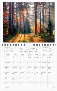 Väggkalender Vår vackra skog 2024