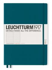 Leuchtturm Notebook A4 Slim Hard 121s Pacific Green dotted