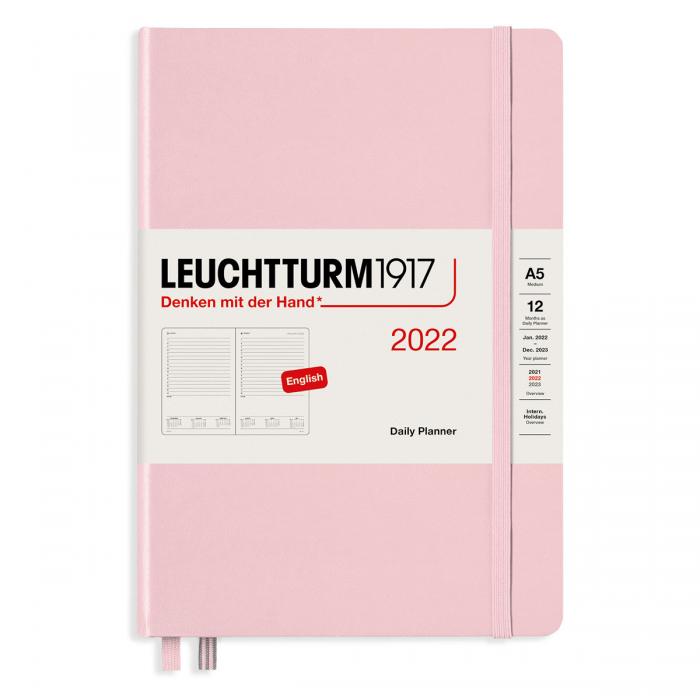 Kalender Leuchtturm1917 A5 Daily Planner Powder 2022