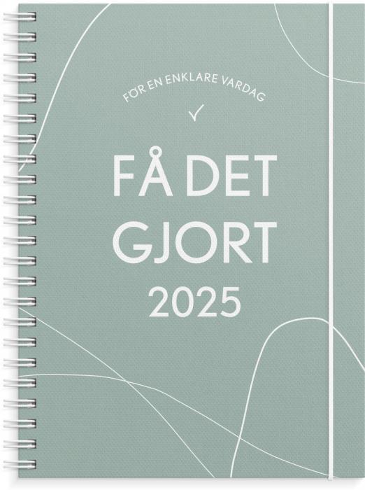 Kalender 2025 Få det gjort grön