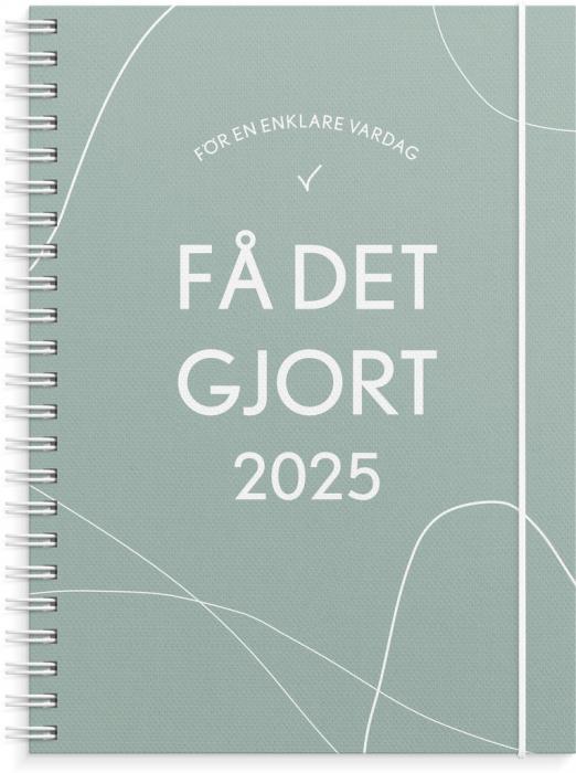 Kalender 2025 F det gjort grn 