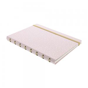 Filofax Notebook A5 Confetti Rose Quartz