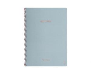 Anteckningsblock Kozo A4 Dusty blue