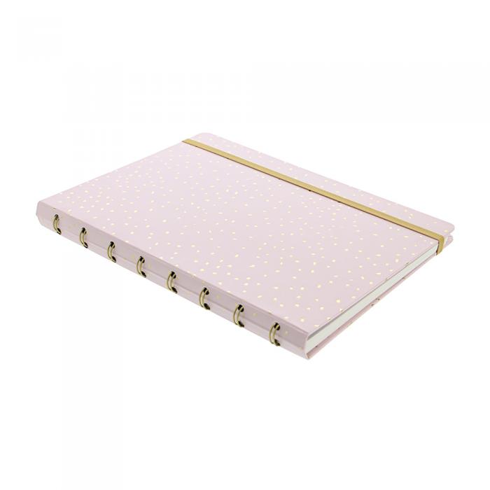 Filofax Notebook A5 Confetti Rose Quartz