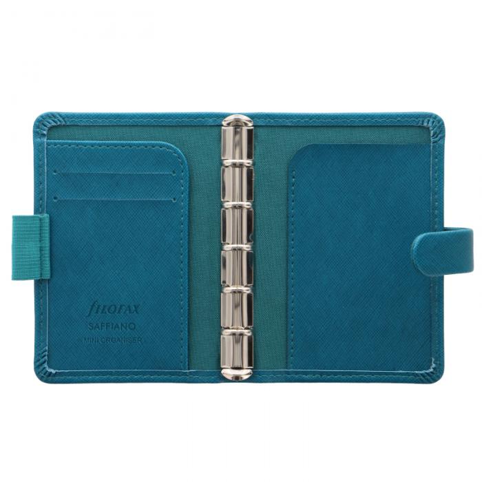 Filofax Saffiano mini Aquamarine