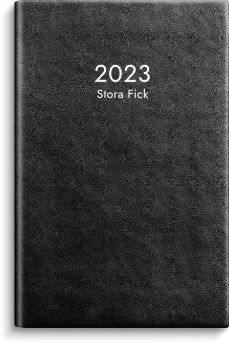 Stora Fick svart konstläder 2023