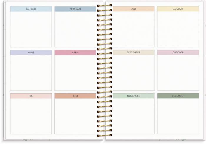 Life Organizer Blommor 2024