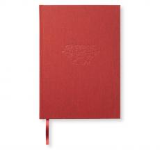 Klassisk gästbok 170x240 mm 128 sidor Röd