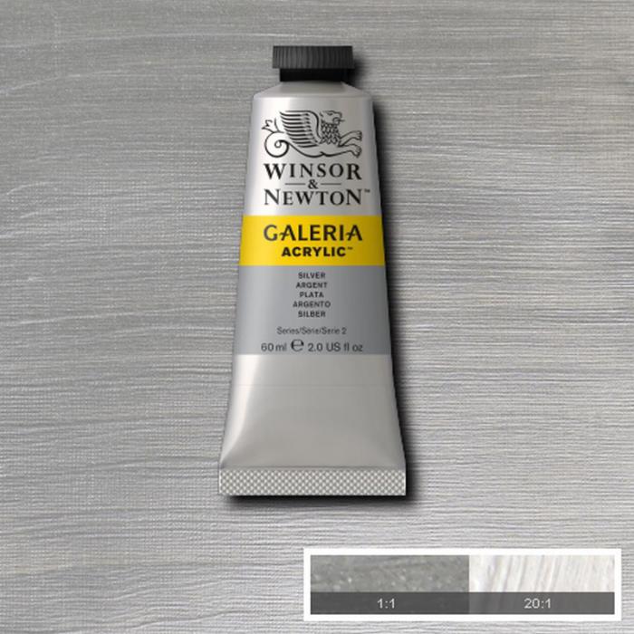 Akrylfrg Galeria 60ml Silver 617