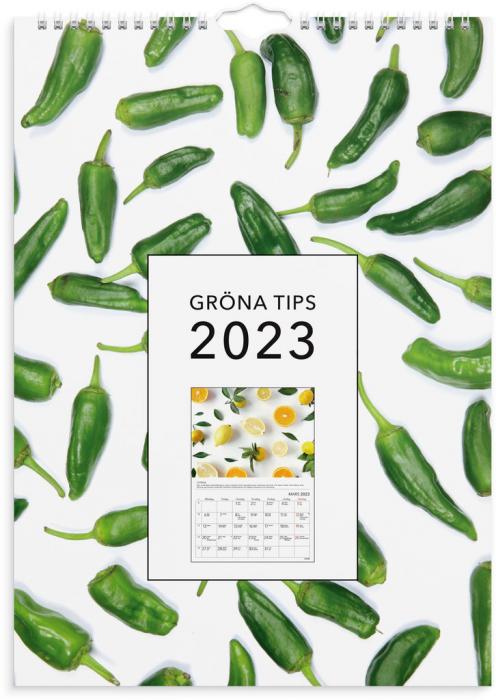 Väggkalender gröna tips 2023