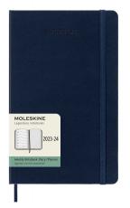 Moleskine Veckokalender L Saphire Blue Hard 2023-2024