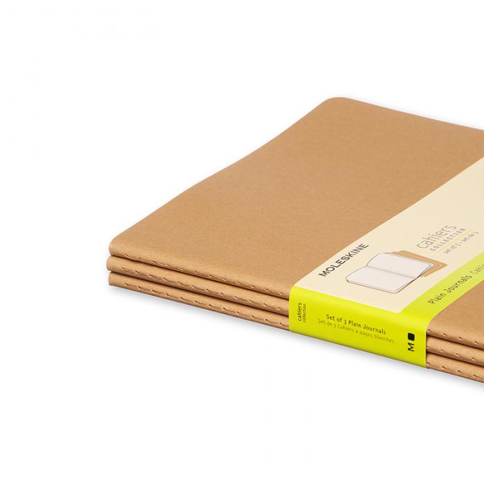 Moleskine Cahier Journal Plain X-Large Kraft Brown