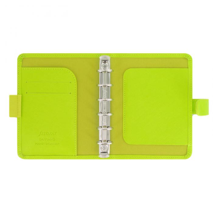 Filofax Saffiano pocket Pear