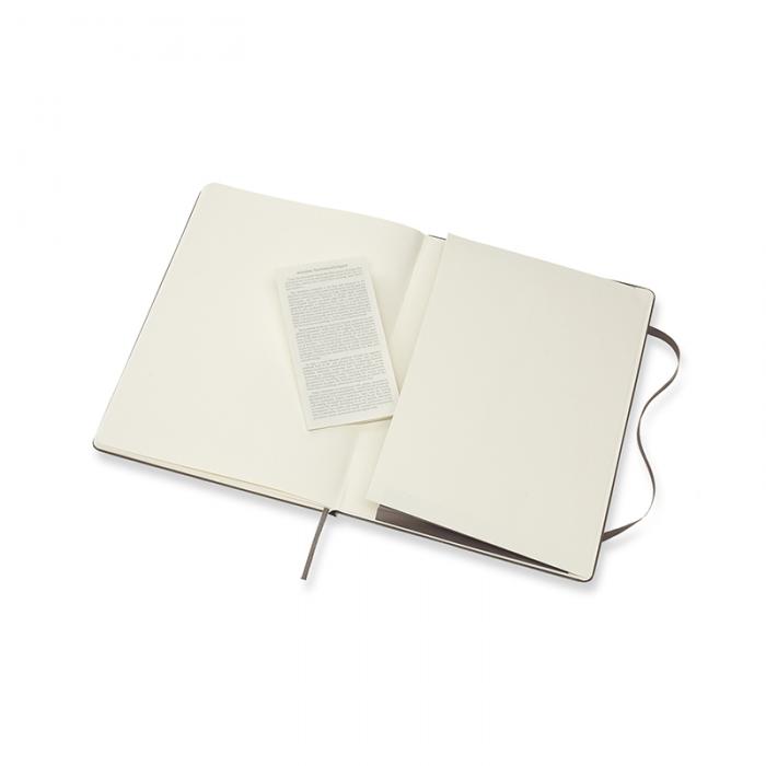 Moleskine Notebook X-large Hard Cover - Brun - olinjerad