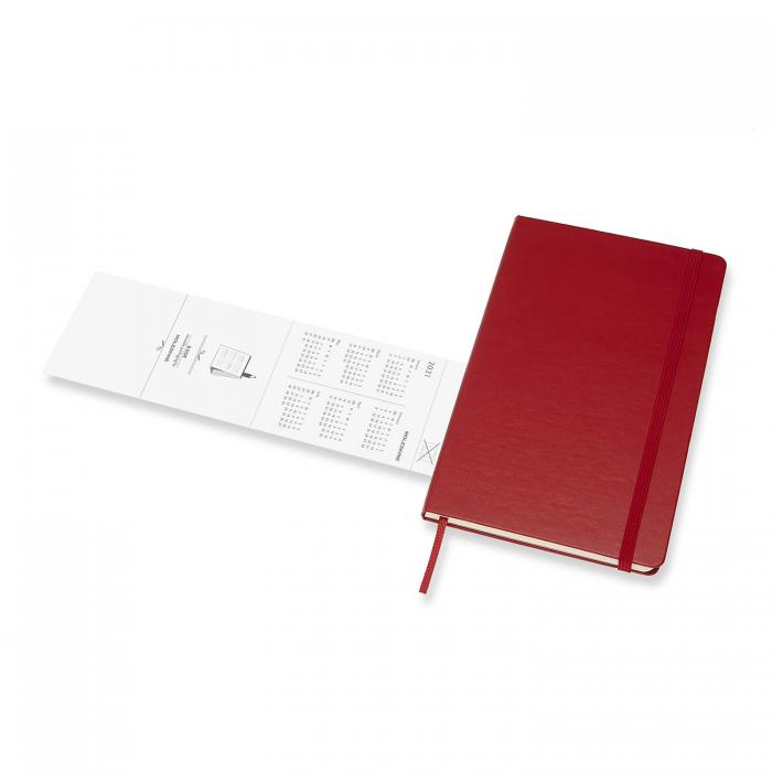 Moleskine Weekly Notebook Red hard Large 2021