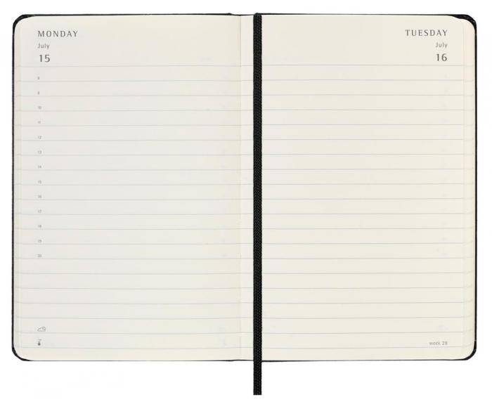 Moleskine Daily Black Hard Pocket 2024