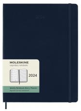 Moleskine Weekly Notebook Blue hard XL 2023