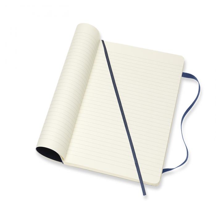 Moleskine Notebook Large Soft Cover - Bl - Linjerad 