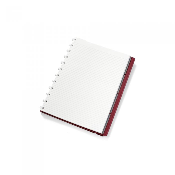 Filofax Notebook A4 linjerad Burgundy 