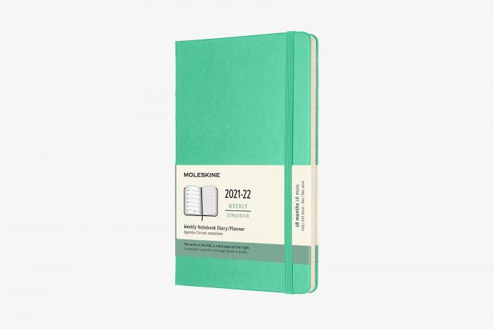 Moleskine Veckokalender L Hard 2021-2022 Grön