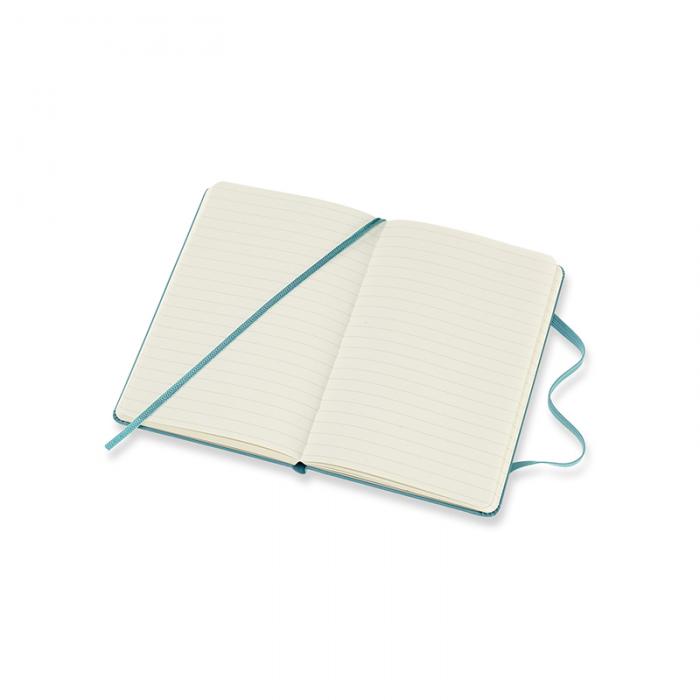 Moleskine Ruled Classic Notebook Pocket - Reef Blue 9x14cm