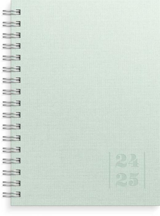 Kalender Senator A6 Textile grn 2024-2025