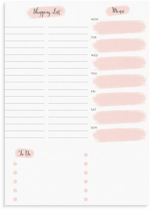 Planner Pad Life Organizer