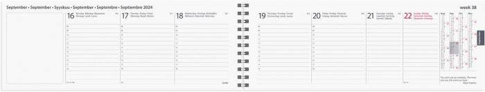Desk Calendar Europe 2024