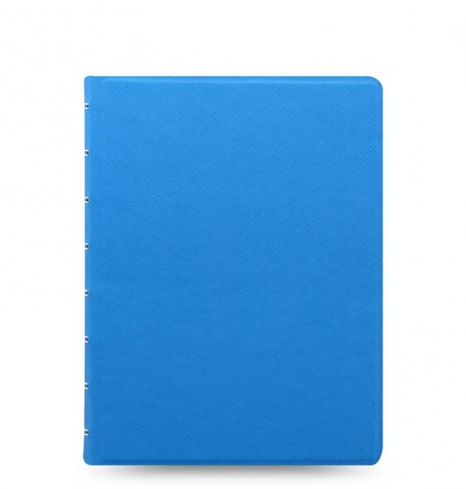 Saffiano A5 Notebook Fluoro Blue