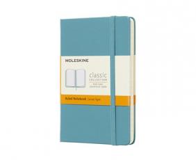 Moleskine Ruled Classic Notebook Pocket - Reef Blue 9x14cm